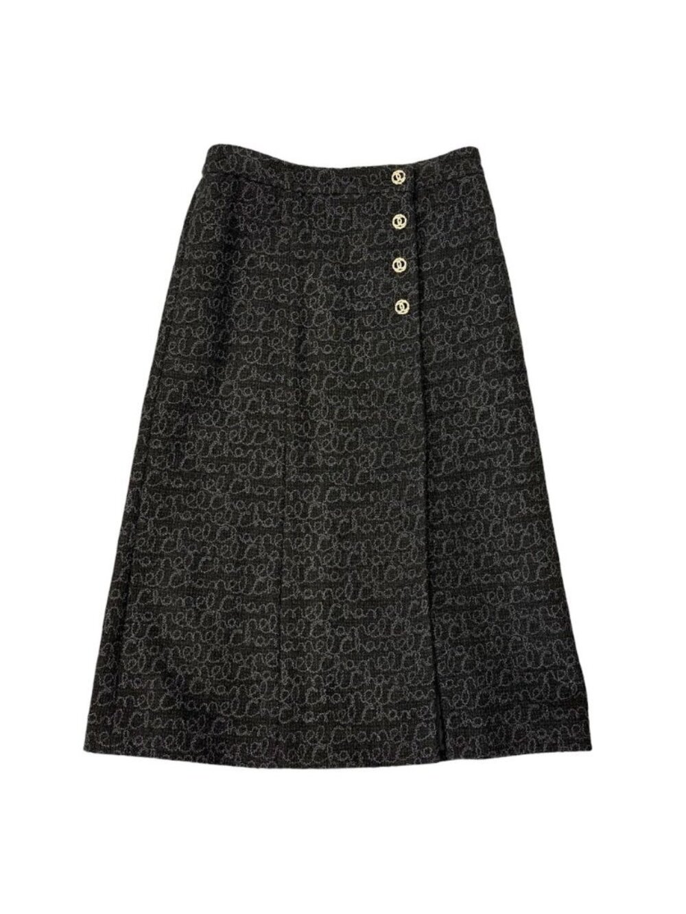 Chanel Long Skirt Wool